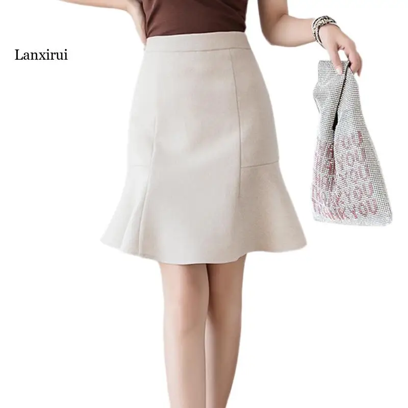 Women's Skirt 2021 Office Ladies Formal Elegant A-Line Summer Skirt High Waist Black Beige Mermaid Skirts For Women
Women's Skirt 2021 Office Ladies Formal Elegant A-Line Summer Skirt High Waist Black Beige Mermaid Skirts For Women