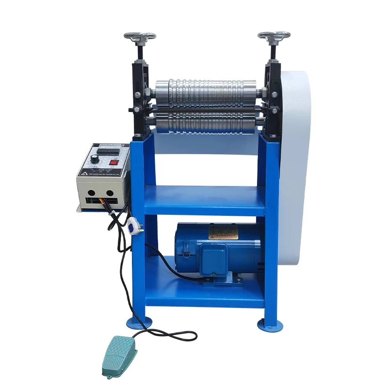 Heavy Duty Leather Pressing Machine Speed Regulating Rolling Machine Branding Machine High Speed Heating Hot Drilling