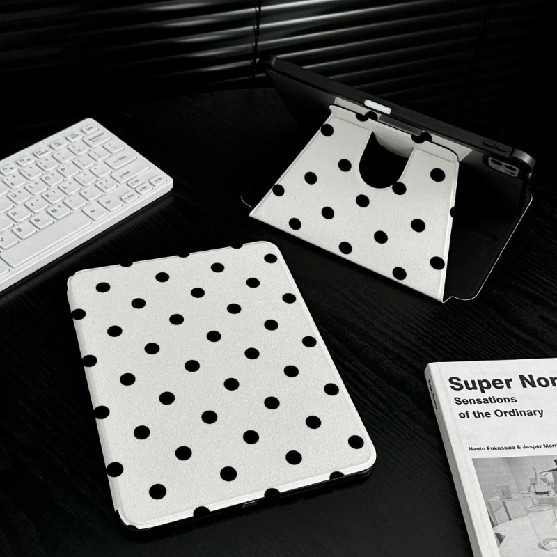 Black Polka Dot White Tablet Case For iPad Pro 11 12.9 13 A16 M2 M4 M3 M5 Shell 8.3 9.7 10.2 5/6/7/8/9/10/11th Air 3 4 5 6 Cover
Black Polka Dot White Tablet Case For iPad Pro 11 12.9 13 A16 M2 M4 M3 M5 Shell 8.3 9.7 10.2 5/6/7/8/9/10/11th Air 3 4 5 6 Cover