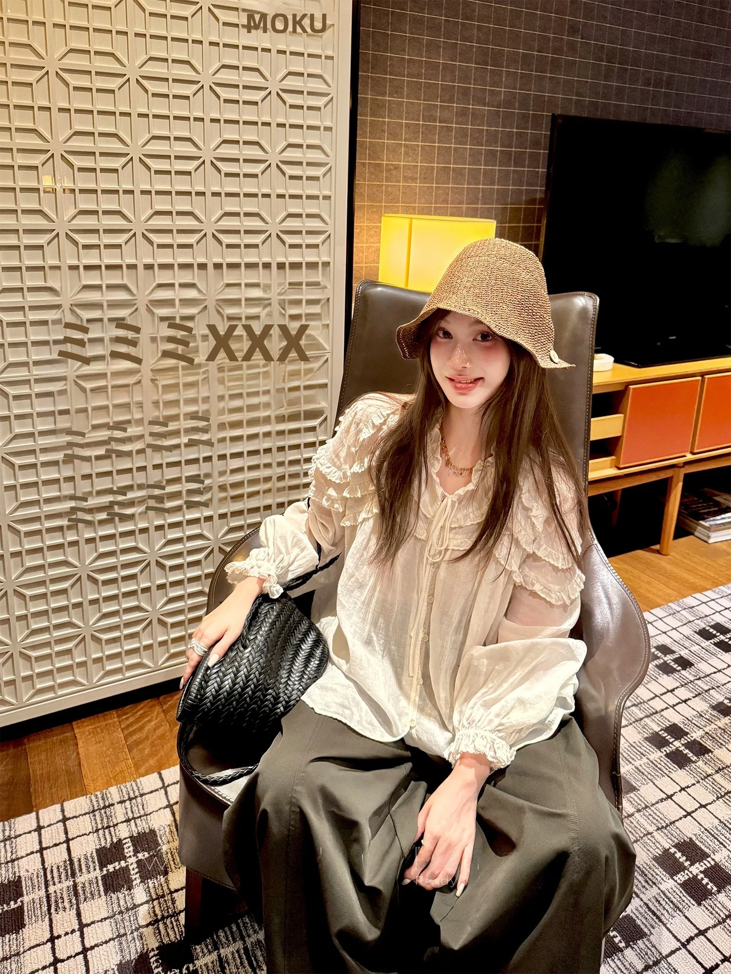 Qian Meixi Linen Contrast Color Embroidery irt Lantern Sve Women's Lightweight Loose Fit French Sle Top
Qian Meixi Linen Contrast Color Embroidery irt Lantern Sve Women's Lightweight Loose Fit French Sle Top