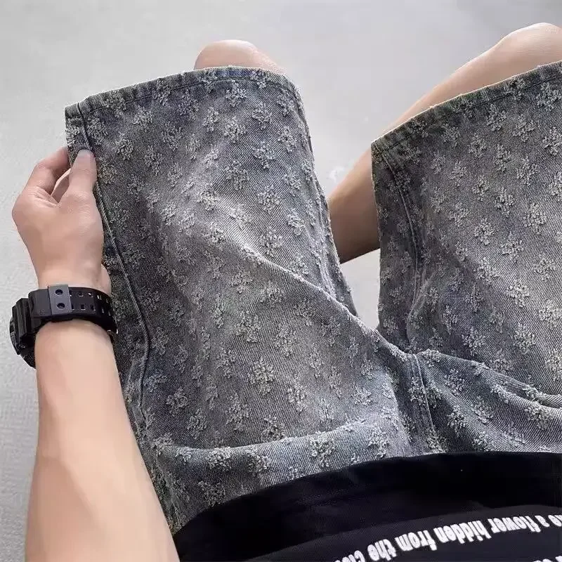 Male Denim Shorts Wide Long Half Men's Short Jeans Pants Baggy Bermuda Ripped Loose with Pockets Luxury Sale Distressed New In
Male Denim Shorts Wide Long Half Men's Short Jeans Pants Baggy Bermuda Ripped Loose with Pockets Luxury Sale Distressed New In