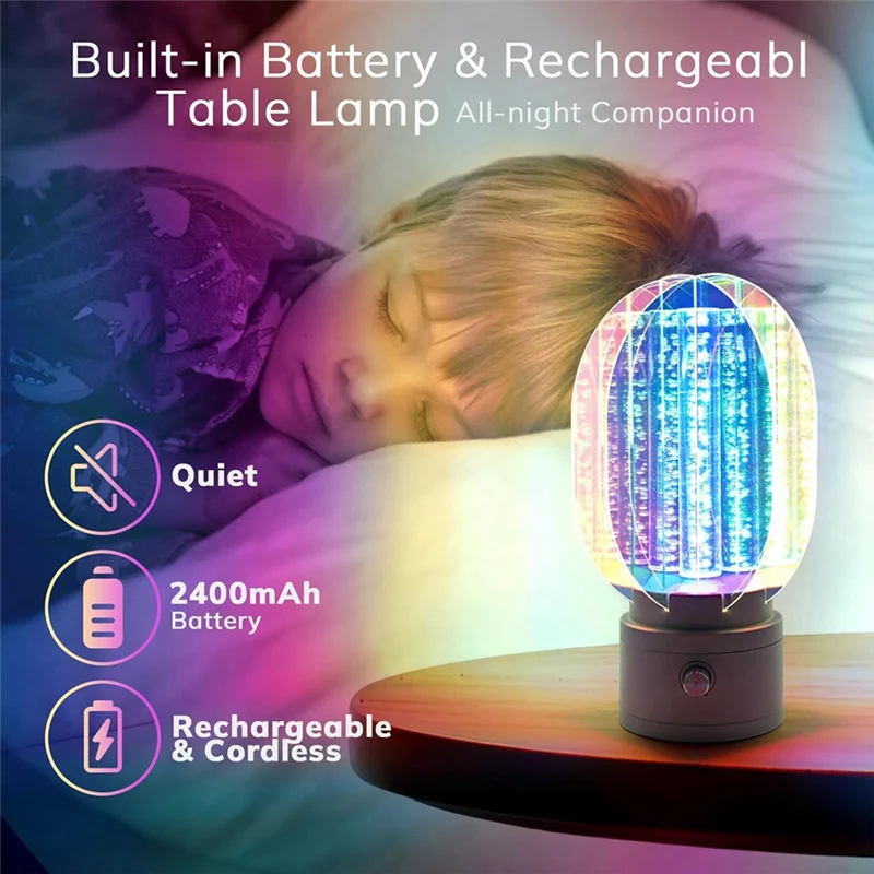 Проектор ABRE-Lights, беспроводной ночник с вращающейся кнопкой для регулировки яркости, подходит для украшения спальни/настольного стола
Проектор ABRE-Lights, беспроводной ночник с вращающейся кнопкой для регулировки яркости, подходит для украшения спальни/настольного стола
