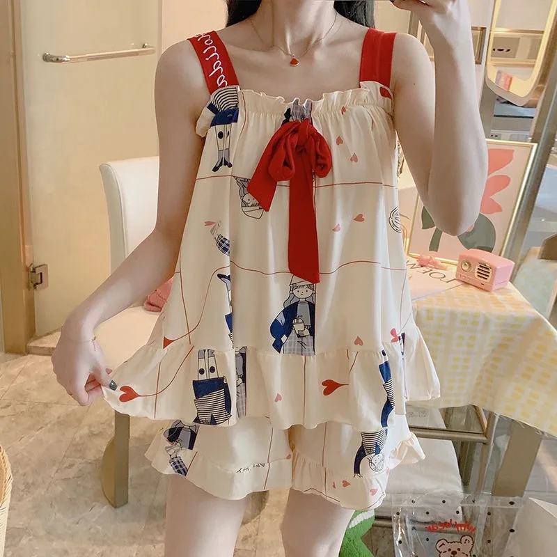 Pajama Pants Set Women's Clothing Homewear Suspenders Summer Slim Comfort Stylish Simple Casual Breathable Relaxed Large Size
Pajama Pants Set Women's Clothing Homewear Suspenders Summer Slim Comfort Stylish Simple Casual Breathable Relaxed Large Size
