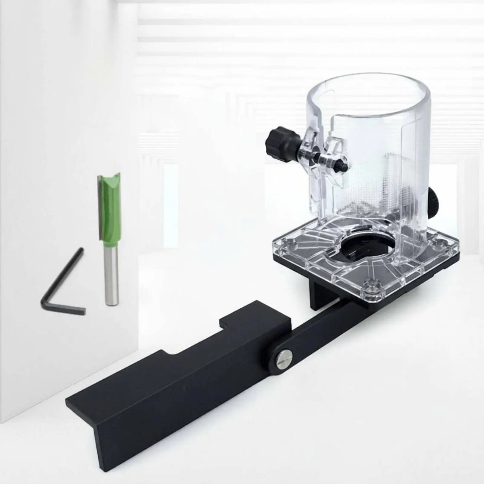 Router Slotting Plate Precision Alignment Router Mortising Jig Trimming Machine Base Plate Accurate Cuts Power Tool Accessory
Router Slotting Plate Precision Alignment Router Mortising Jig Trimming Machine Base Plate Accurate Cuts Power Tool Accessory