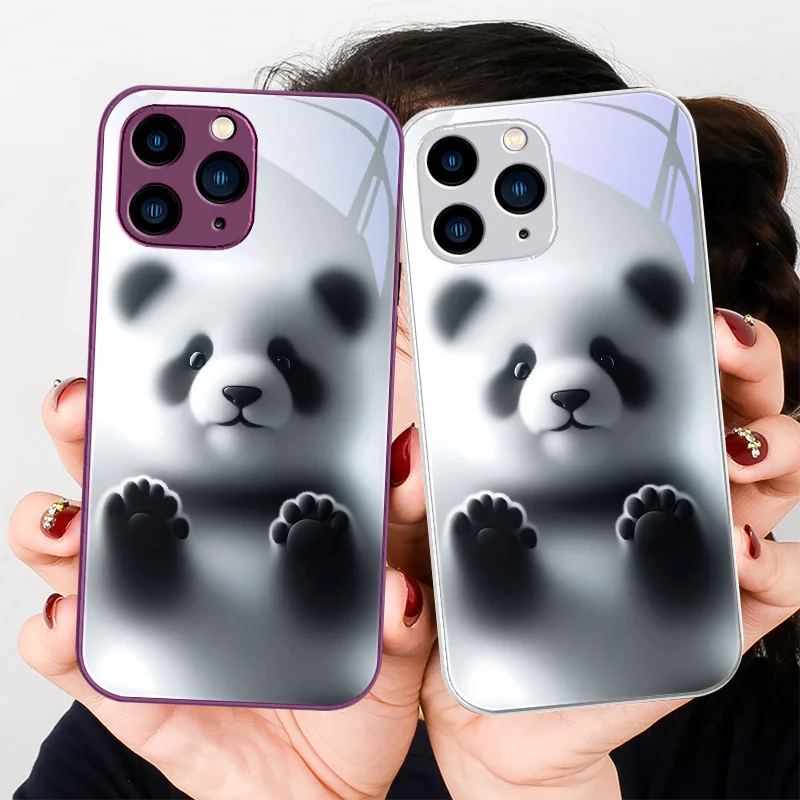 Black and White Bear Purple For Iphone 16 Plus 15 14 13 12 Mini 11 Pro Max X XS XR 7 8 Plus 2022 Tempered Glass Phone Case
Black and White Bear Purple For Iphone 16 Plus 15 14 13 12 Mini 11 Pro Max X XS XR 7 8 Plus 2022 Tempered Glass Phone Case
