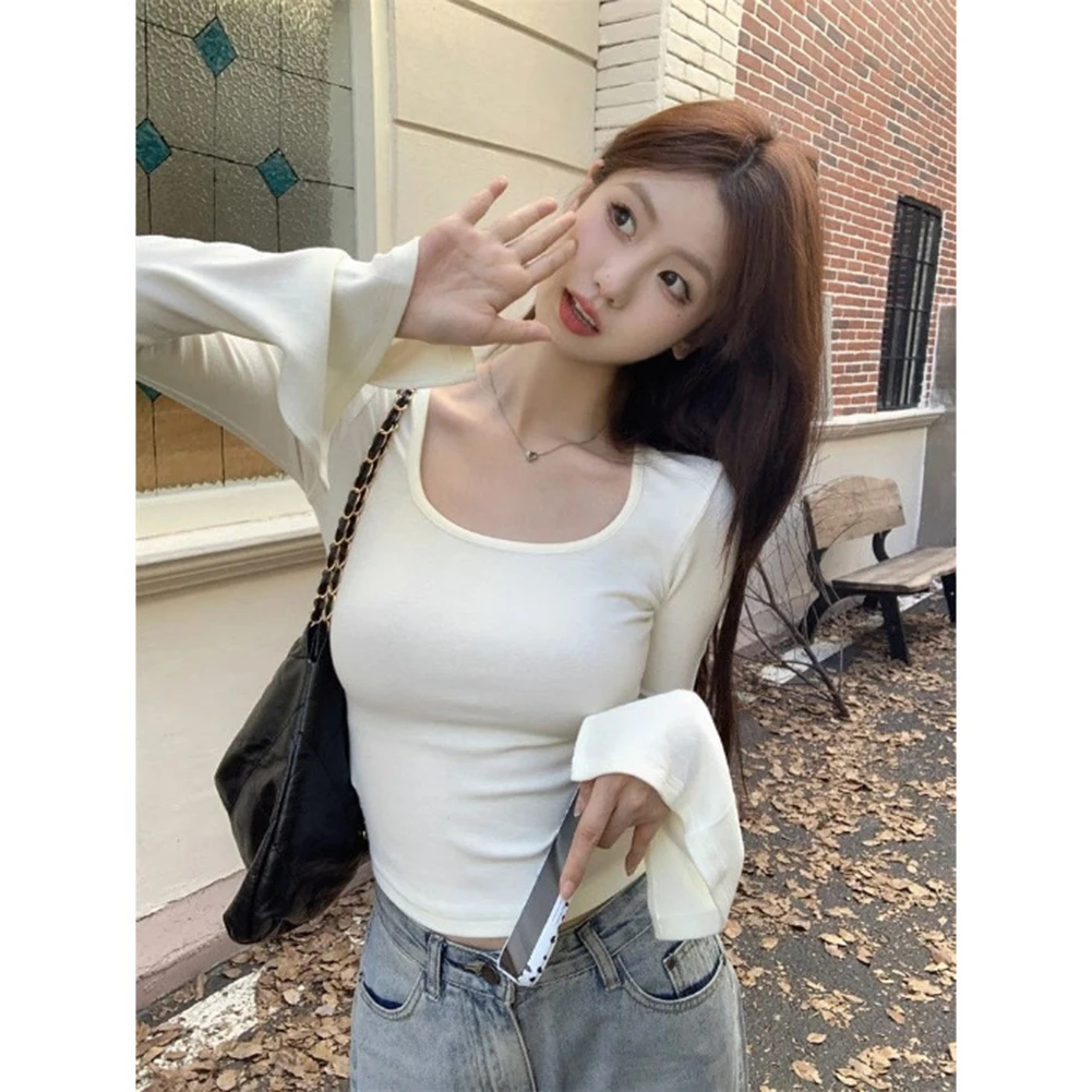 Autumn Casual Wear Long Sleeve Top Casual Women's Top Apricot Moderate Elasticity Polyester Fabric Solid Color Design
Autumn Casual Wear Long Sleeve Top Casual Women's Top Apricot Moderate Elasticity Polyester Fabric Solid Color Design