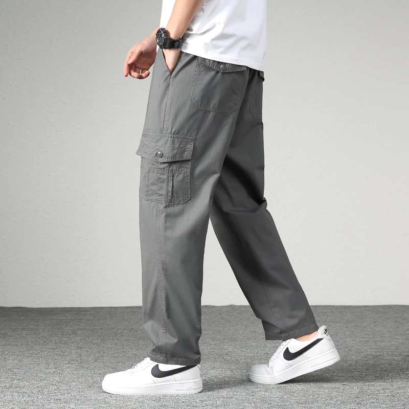 2023 Summer Men's Casual Cotton Cargo Trousers Breathable Loose Thin Straight Pants Streetwear Pants Sweatpants
2023 Summer Men's Casual Cotton Cargo Trousers Breathable Loose Thin Straight Pants Streetwear Pants Sweatpants