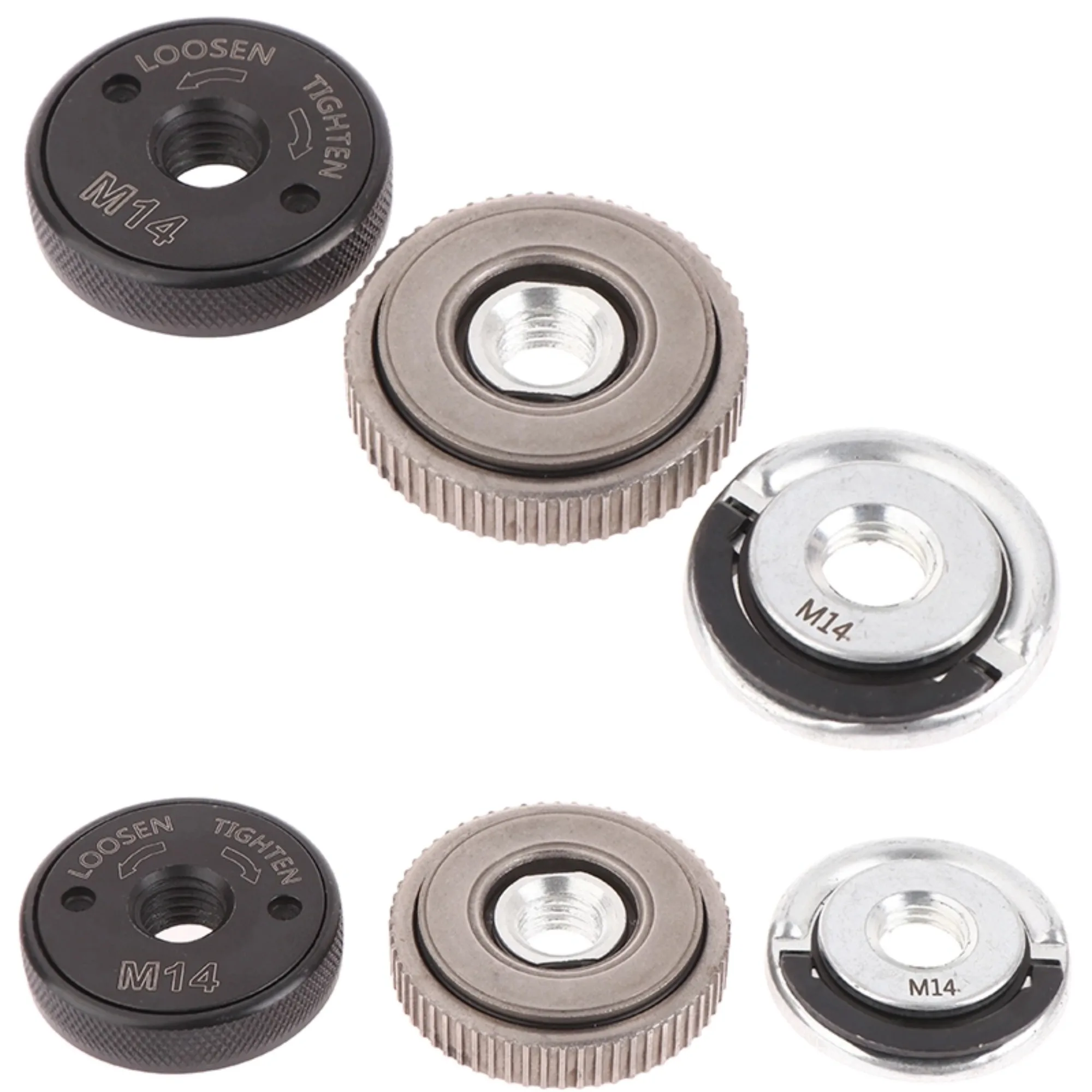 M14 Practical Pressing Plate Chuck Flange Nut Grinder Power Chuck Pressing Plate Quick Release Self-Locking
M14 Practical Pressing Plate Chuck Flange Nut Grinder Power Chuck Pressing Plate Quick Release Self-Locking