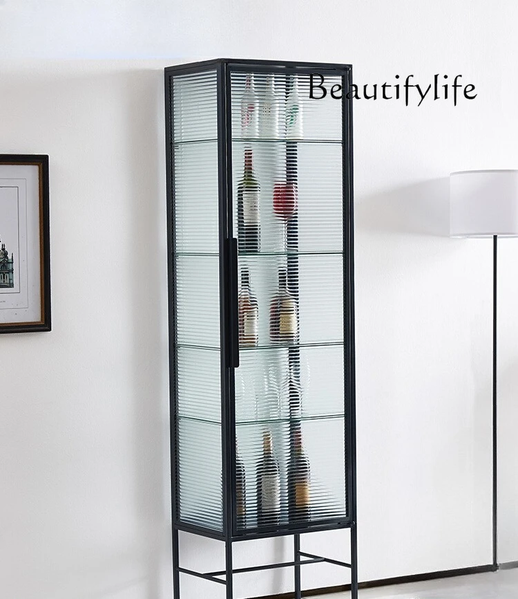 Single door glass cabinet original modern simple wine cabinet living room wall small apartment display cabinet ornament
Single door glass cabinet original modern simple wine cabinet living room wall small apartment display cabinet ornament