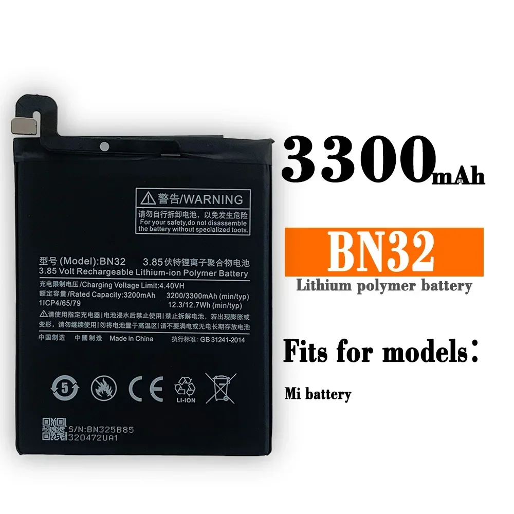Новая сменная батарея BN32 для телефона Xiao Mi 8, BN32, 3300 мАч, сменная литиевая батарея
Новая сменная батарея BN32 для телефона Xiao Mi 8, BN32, 3300 мАч, сменная литиевая батарея