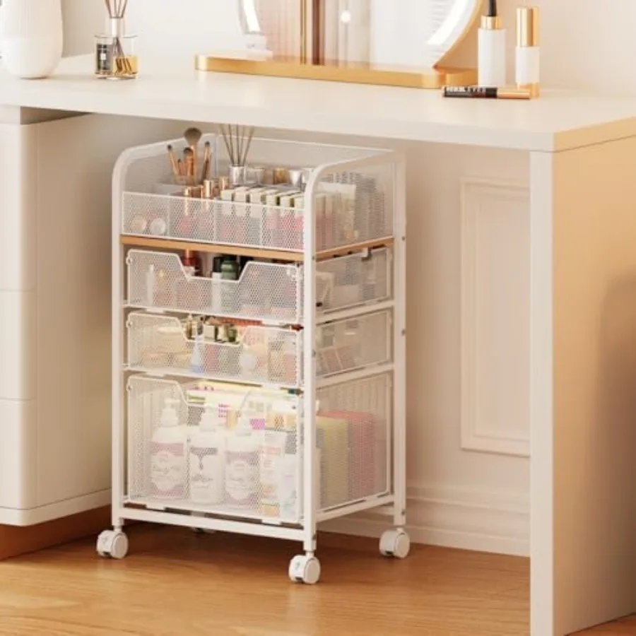 Makeup Cart Organizer with 3 Drawers, Under Desk Storage Drawers, Floor Skincare and Makeup Organizer, Vanity Storage for Cosme
Makeup Cart Organizer with 3 Drawers, Under Desk Storage Drawers, Floor Skincare and Makeup Organizer, Vanity Storage for Cosme
