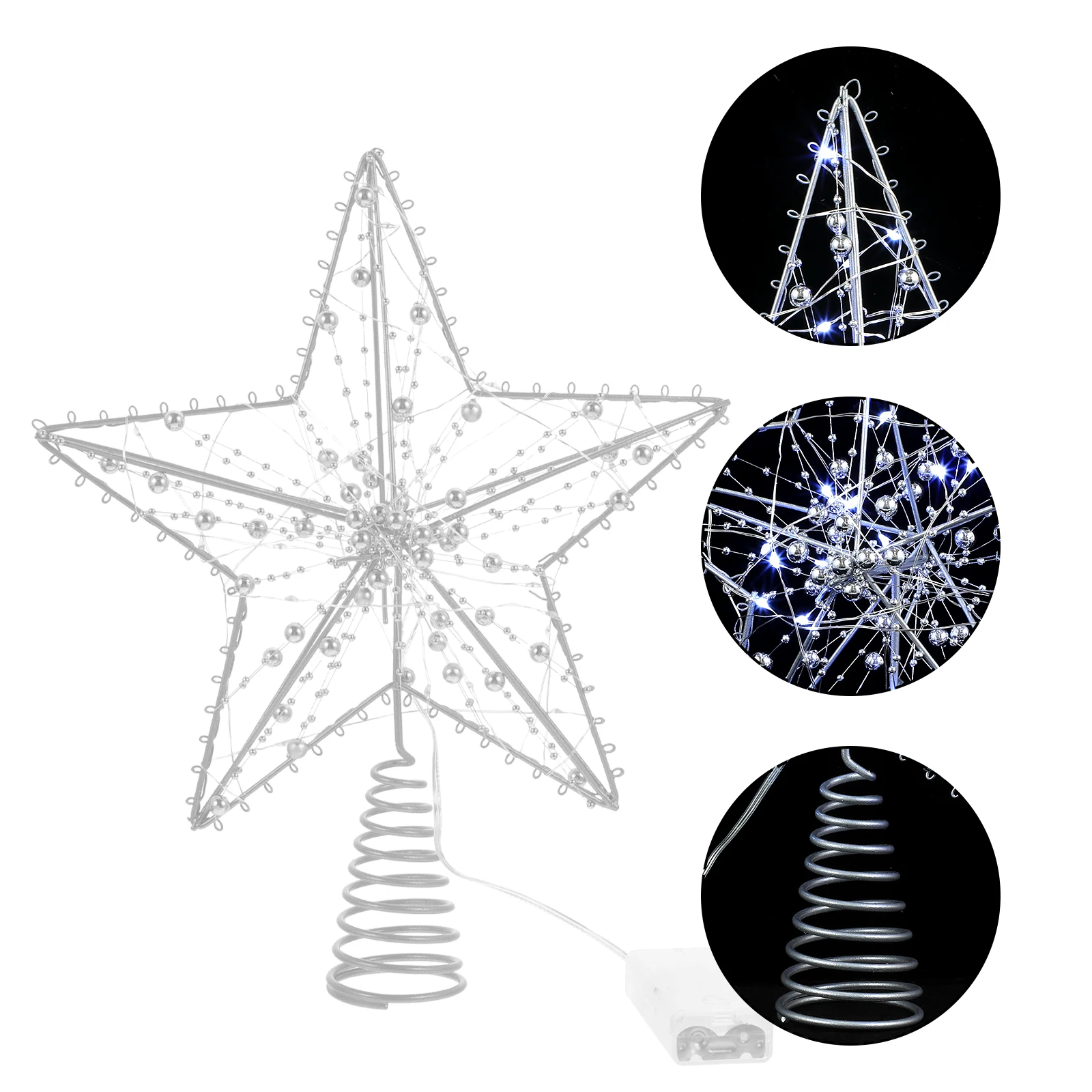 Topper Pentagram Star Christmas Decoration Xmas Treetop Decor Xmas Plastic Trees Festive Holiday nament Home DIY
Topper Pentagram Star Christmas Decoration Xmas Treetop Decor Xmas Plastic Trees Festive Holiday nament Home DIY