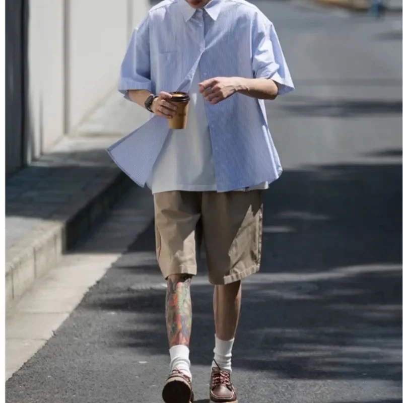 2025 Caofeimao Summer Shorts man Casual Loose Solid Elastic Waist Straight Shorts for Woman Mens Shorts Straight Overalls
2025 Caofeimao Summer Shorts man Casual Loose Solid Elastic Waist Straight Shorts for Woman Mens Shorts Straight Overalls