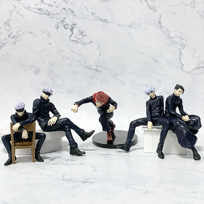 13.5cm Jujutsu Kaisen Figurine Sitting Posture Gojo Satoru Geto Suguru Itadori Yuji Pvc Adult Collection Model Toys
13.5cm Jujutsu Kaisen Figurine Sitting Posture Gojo Satoru Geto Suguru Itadori Yuji Pvc Adult Collection Model Toys