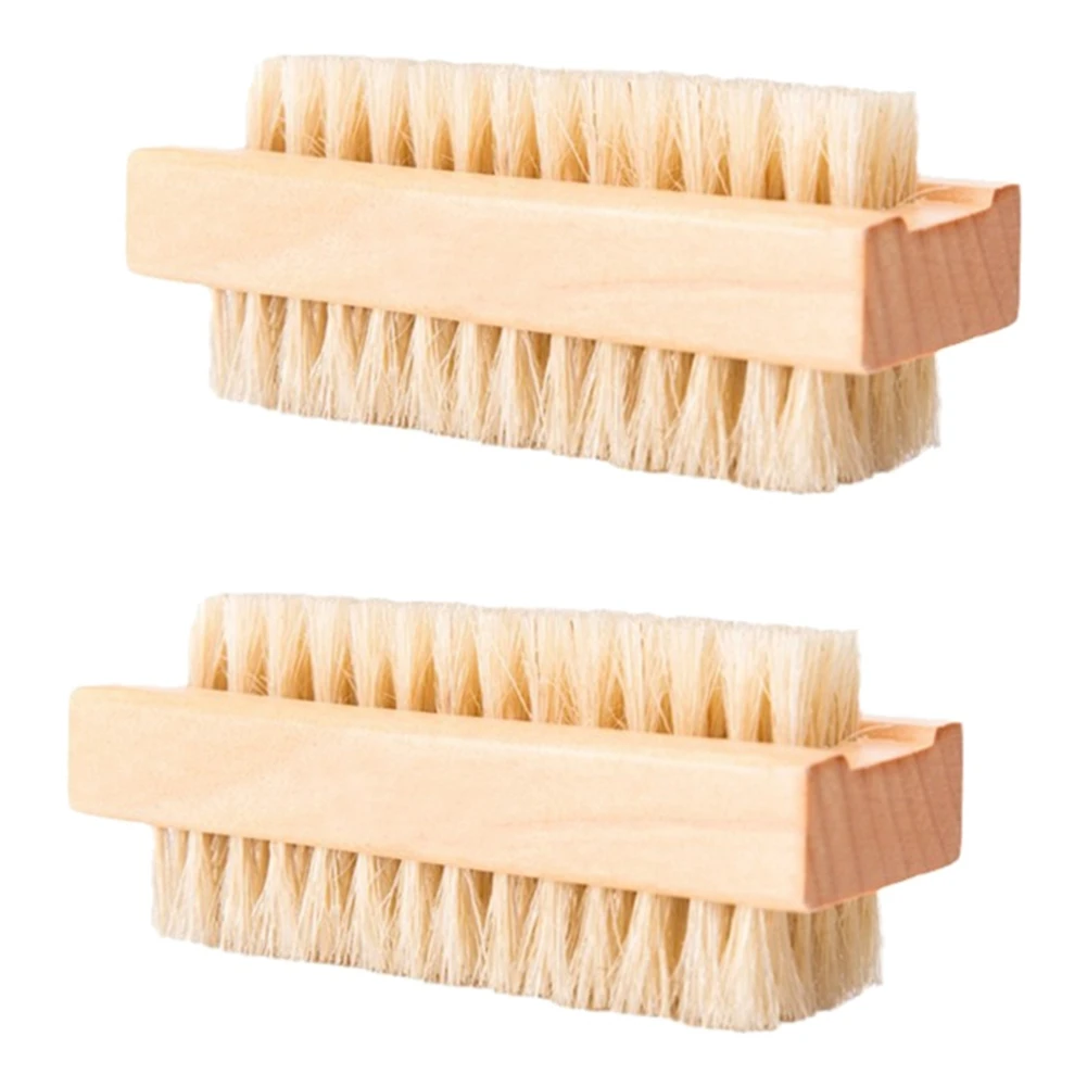 Firm Sisal Bristle Nail Brush(2 Pack), Wooden Double-Sided Scrub Tool For Fingernails& Toenails
Firm Sisal Bristle Nail Brush(2 Pack), Wooden Double-Sided Scrub Tool For Fingernails& Toenails