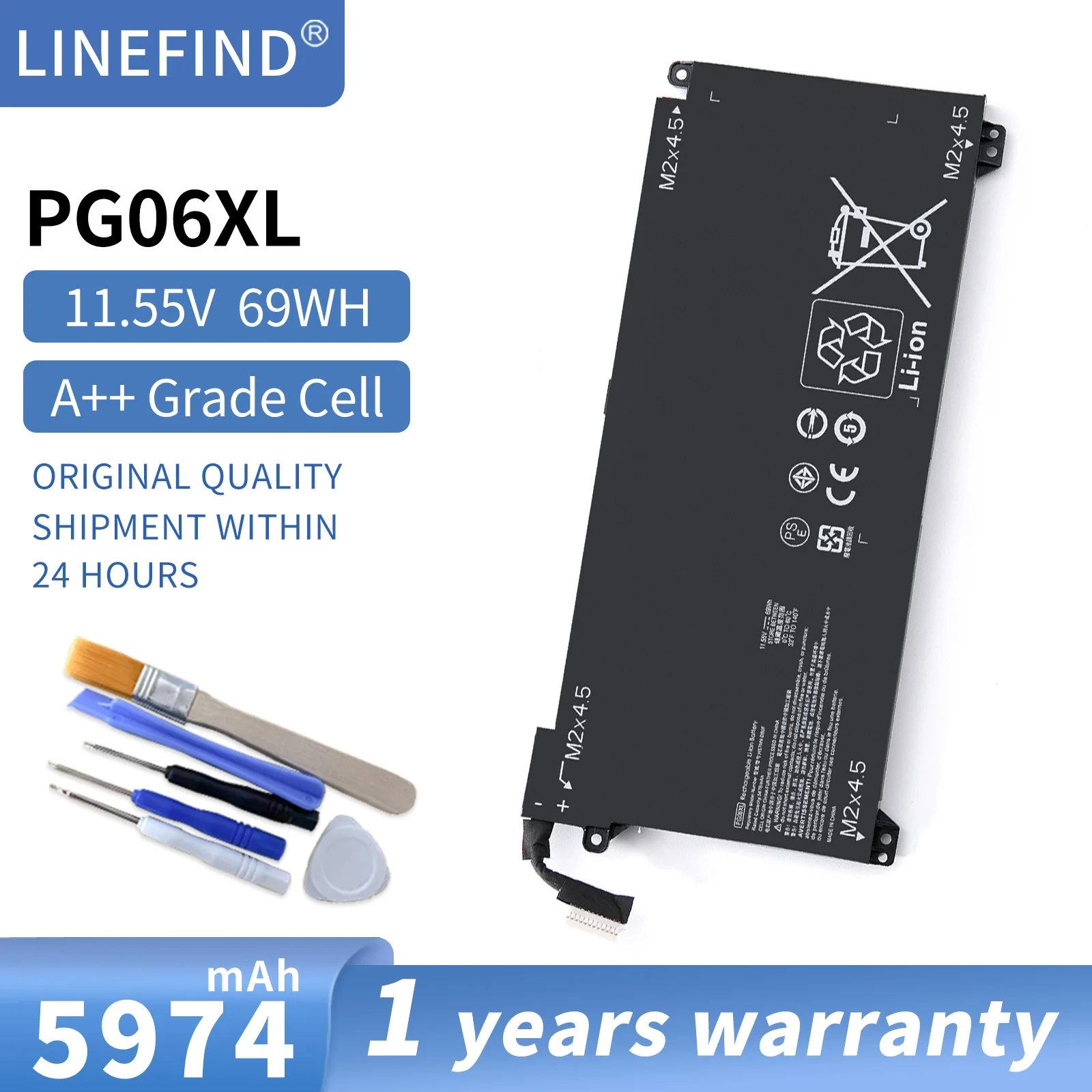 aptop Battery PG06XL For HP Omen 15-DH 15-DH0XXX 15T-DH000 15T-DH100 15-DH1010CA TPN-C143 HSTNN-DB9F L48431-2C1 L48497-005
aptop Battery PG06XL For HP Omen 15-DH 15-DH0XXX 15T-DH000 15T-DH100 15-DH1010CA TPN-C143 HSTNN-DB9F L48431-2C1 L48497-005