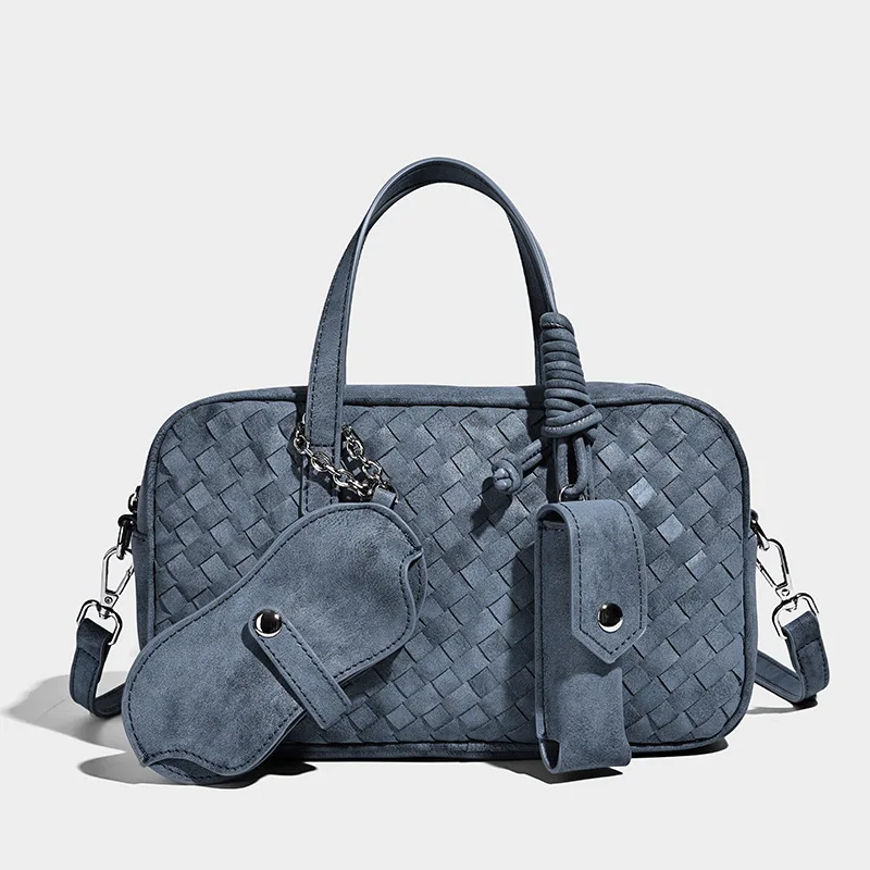 2025 New Fashion Portable Women Niche Pure Hand-woven High-end Single Shoulder Diagonal Across Boston Pillow Bag
2025 New Fashion Portable Women Niche Pure Hand-woven High-end Single Shoulder Diagonal Across Boston Pillow Bag