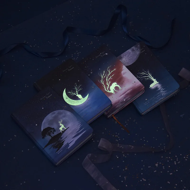 Midsummer Night's Dream Korean Minimalist Creative Illustration Luminous Hardcover Diary Color Page Journal Notebook
Midsummer Night's Dream Korean Minimalist Creative Illustration Luminous Hardcover Diary Color Page Journal Notebook