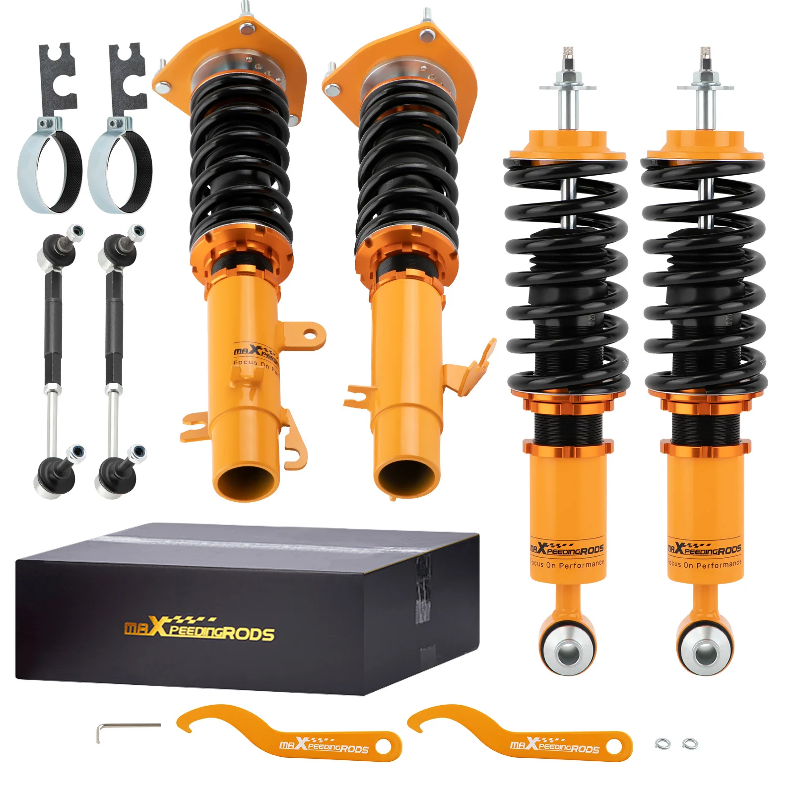 24 Ways Damper Shock Absorber Coilover Spring & Shock Assembly Coil For Mini Clubman R55 R55 LCI Cooper 07–14
24 Ways Damper Shock Absorber Coilover Spring & Shock Assembly Coil For Mini Clubman R55 R55 LCI Cooper 07–14