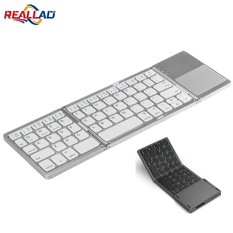 Mini Foldable Bluetooth Keyboard With Touchpad Wireless Rechargeable Ultra Slim Pocket Folding Keyboard For ISO Tablet Laptop
Mini Foldable Bluetooth Keyboard With Touchpad Wireless Rechargeable Ultra Slim Pocket Folding Keyboard For ISO Tablet Laptop