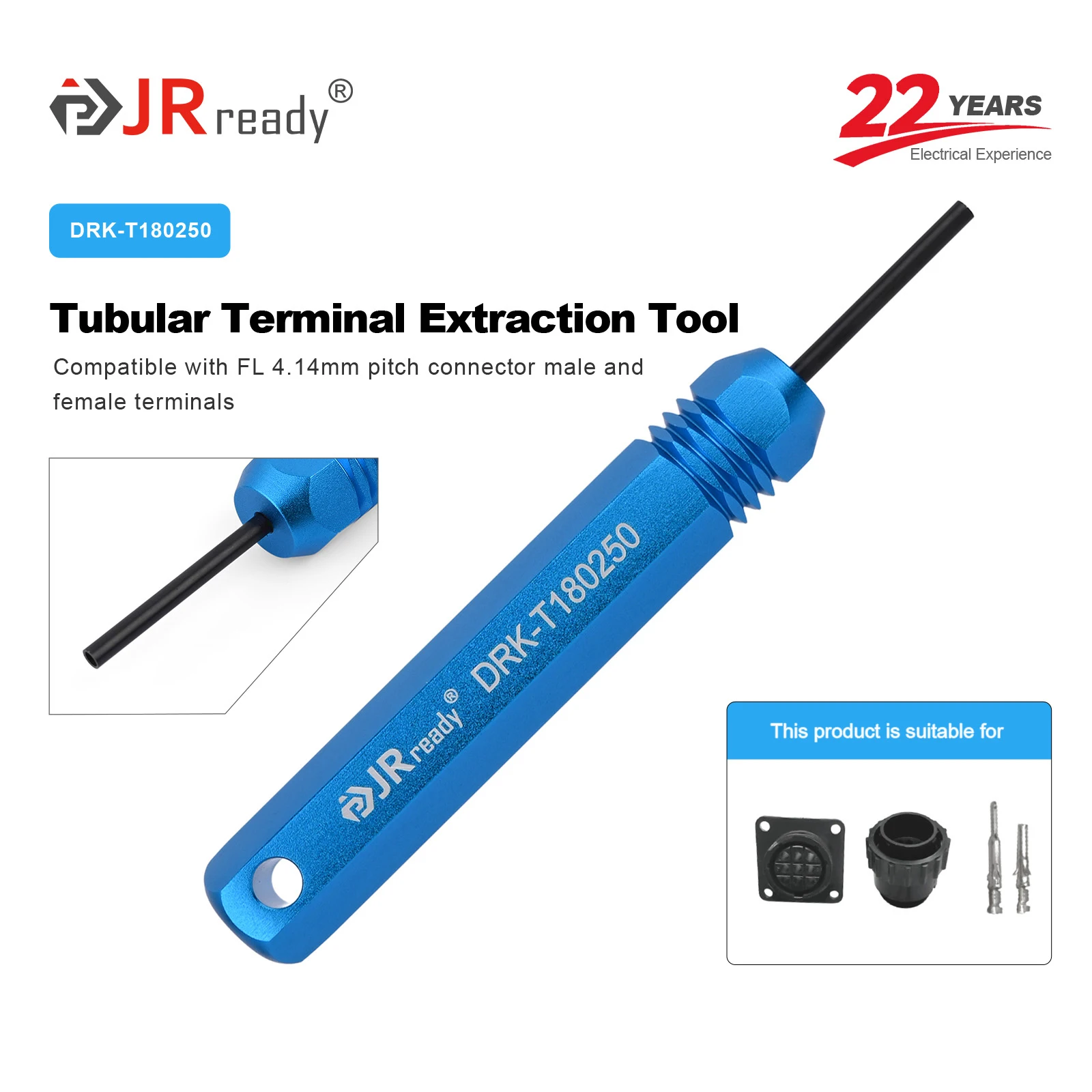 JRready Removal Tool for molex connectors and AMP JST Crimping Terminals, Male and Female Connector Tube Type Pin Extractor Tool
JRready Removal Tool for molex connectors and AMP JST Crimping Terminals, Male and Female Connector Tube Type Pin Extractor Tool