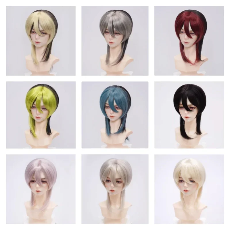 BJD Wigs Short Hair for 1/3 1/4 Dolls SD MSD MDD Wigs Doll Gold Black Pink Brown Blue Grey Hair
BJD Wigs Short Hair for 1/3 1/4 Dolls SD MSD MDD Wigs Doll Gold Black Pink Brown Blue Grey Hair