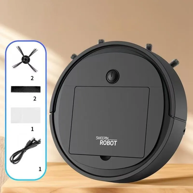 AC93-3-In-1 Home Automatic Sweeping Robot Vacuum Cleaner - Large Area, Random Cleaning Path