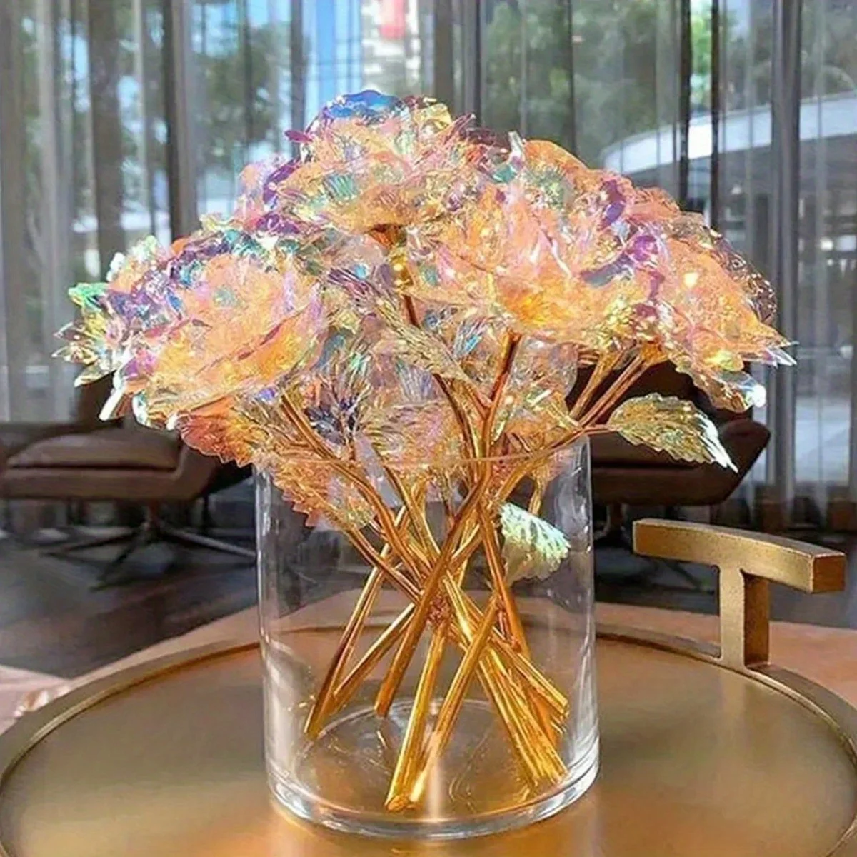 Colorful Gold Rose Forever Preserved Long Stem Rose Artificial Flowers Rose Flower Best Gifts For Mother'S Day Thanksgiving Val
Colorful Gold Rose Forever Preserved Long Stem Rose Artificial Flowers Rose Flower Best Gifts For Mother'S Day Thanksgiving Val