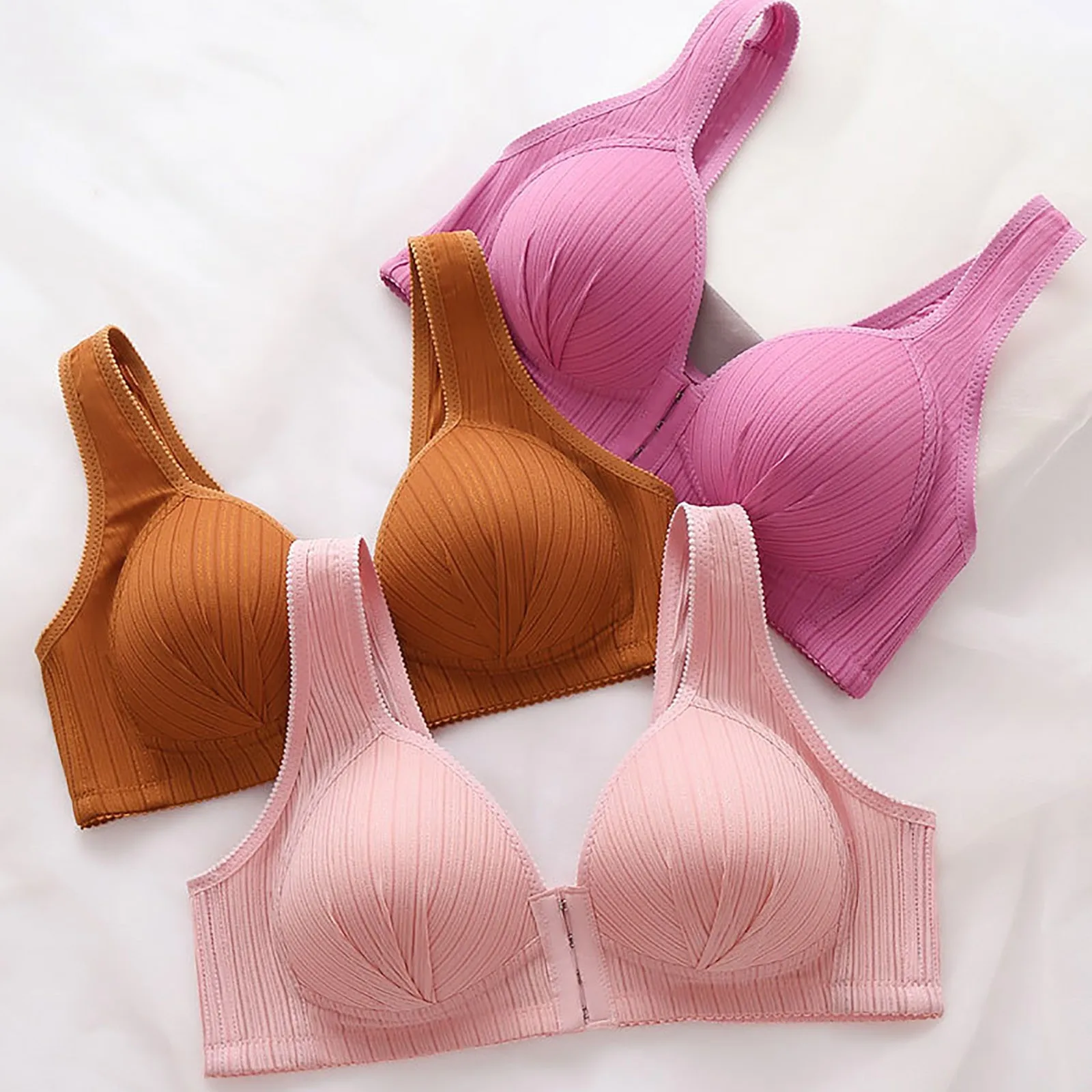 Large Size Front Button Type Underwear Women Without Steel Ring Push Up Bra Middle-aged And Elderly Brassiere Sexy Fit Top Mujer
Large Size Front Button Type Underwear Women Without Steel Ring Push Up Bra Middle-aged And Elderly Brassiere Sexy Fit Top Mujer