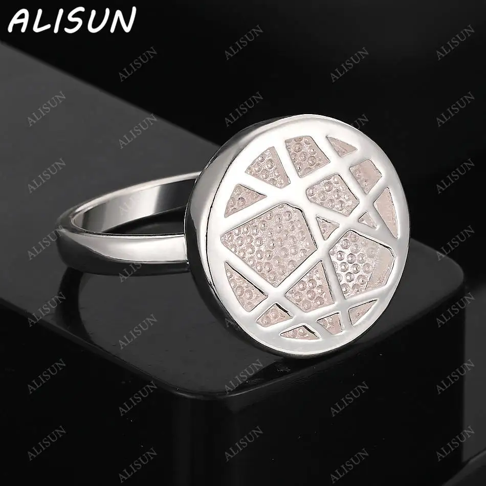 ALISUN 925 Sterling Silver Size7-10 Round Line Ring For Women Fashion Jewelry Charm Grace Wedding Engagement Accessories 
ALISUN 925 Sterling Silver Size7-10 Round Line Ring For Women Fashion Jewelry Charm Grace Wedding Engagement Accessories