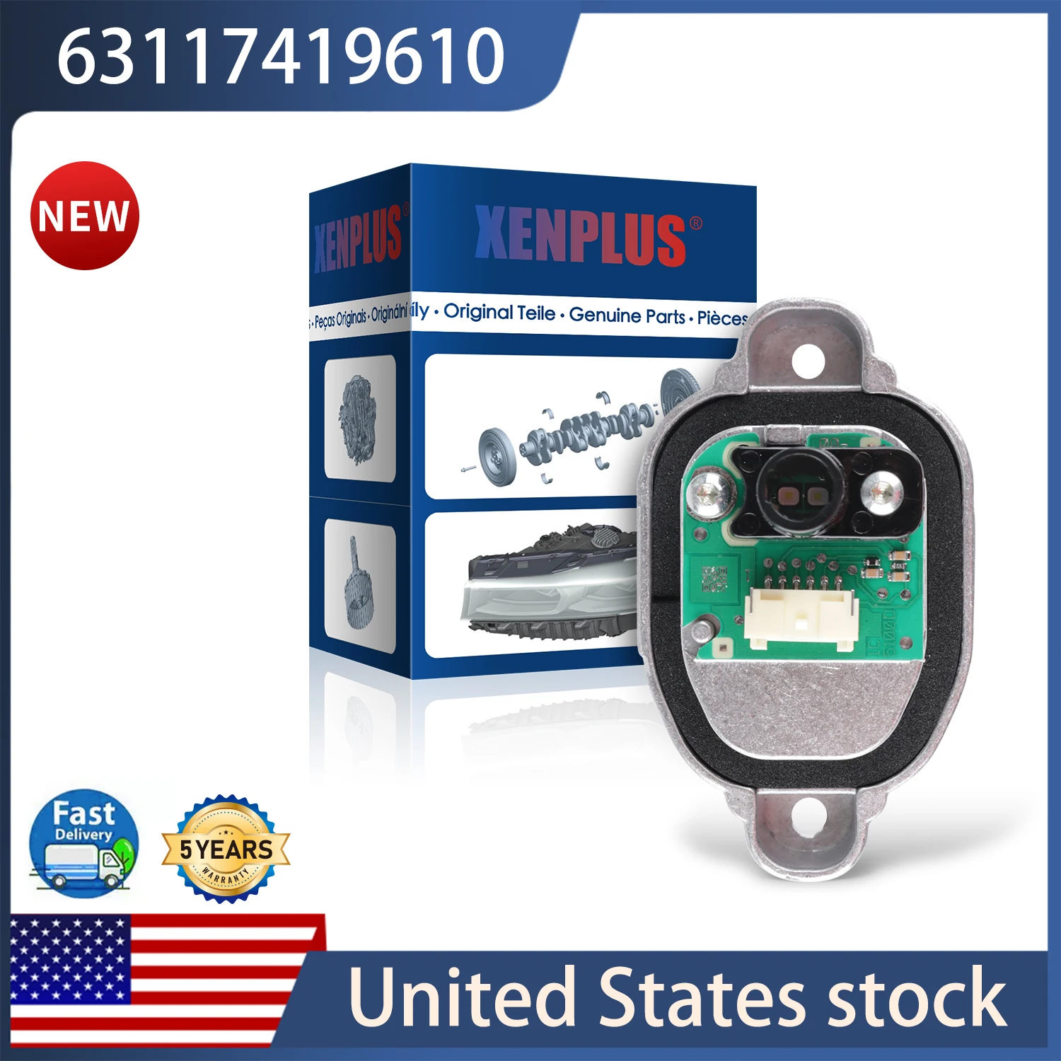 Xenplus Новый 63117419610 7419610 Для OEM BMW 3 серии F30 F31 светодиодный модуль фары 6-контактный
Xenplus Новый 63117419610 7419610 Для OEM BMW 3 серии F30 F31 светодиодный модуль фары 6-контактный