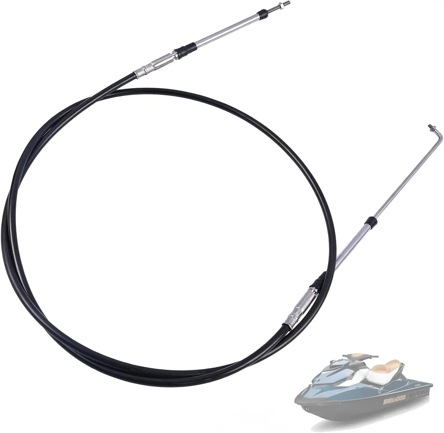 Reverse Cable Compatible with Sea Doo GTX 4-Tec DI RXT 2002 2003—2008 2009, Replace 277000948 268000039 268000030 268000020
Reverse Cable Compatible with Sea Doo GTX 4-Tec DI RXT 2002 2003—2008 2009, Replace 277000948 268000039 268000030 268000020