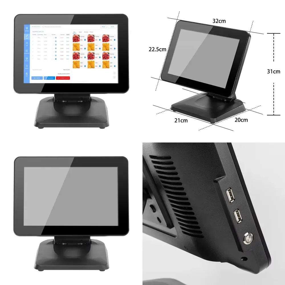 Licon 12.1 Inch Touch Display Cash Register Secondary Screen with Stand Customer Display Screen Pos
Licon 12.1 Inch Touch Display Cash Register Secondary Screen with Stand Customer Display Screen Pos