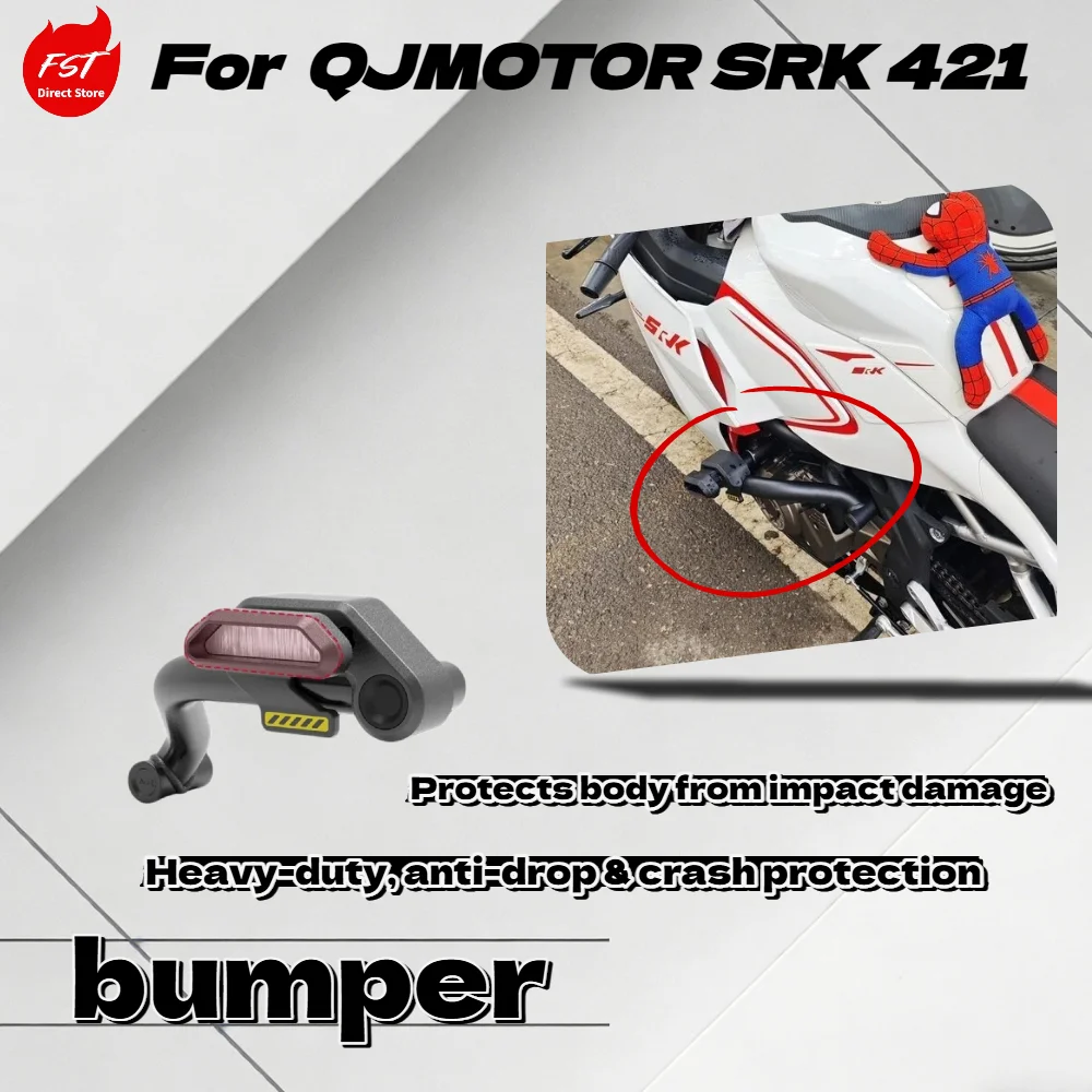 For QJMOTOR SRK421 Crash Bar Engine Bumper Anti-fall Bobbin Racing Guard Motorcycle Mod Accessories
For QJMOTOR SRK421 Crash Bar Engine Bumper Anti-fall Bobbin Racing Guard Motorcycle Mod Accessories