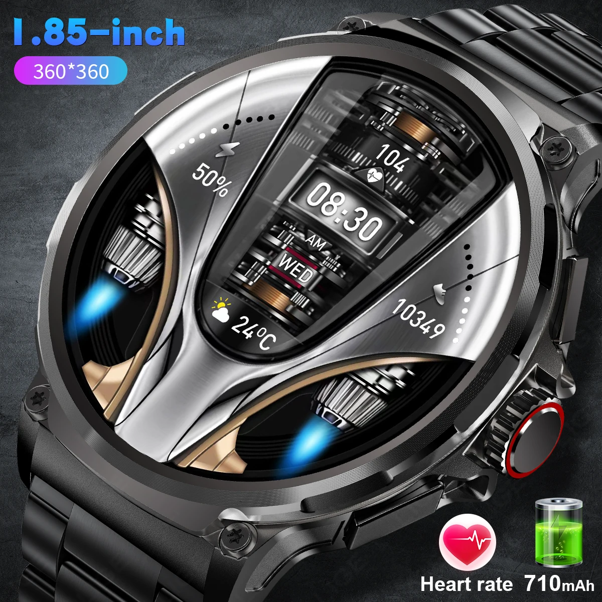 LIGE 710 мАч Смарт-часы с большой батареей для мужчин Спорт на открытом воздухе Фитнес Bluetooth Браслет для звонков Трекер сердечного ритма 2025 Смарт-часы Подарок
LIGE 710 мАч Смарт-часы с большой батареей для мужчин Спорт на открытом воздухе Фитнес Bluetooth Браслет для звонков Трекер сердечного ритма 2025 Смарт-часы Подарок