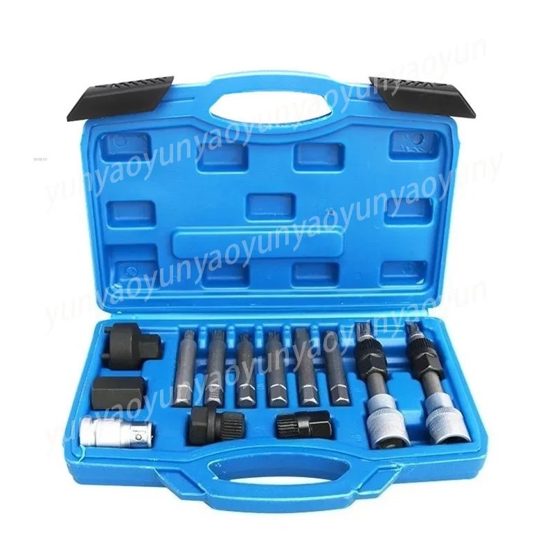 Pulley, Alternator, Freewheel Removal Engine Tool Set, 13pcs
Pulley, Alternator, Freewheel Removal Engine Tool Set, 13pcs