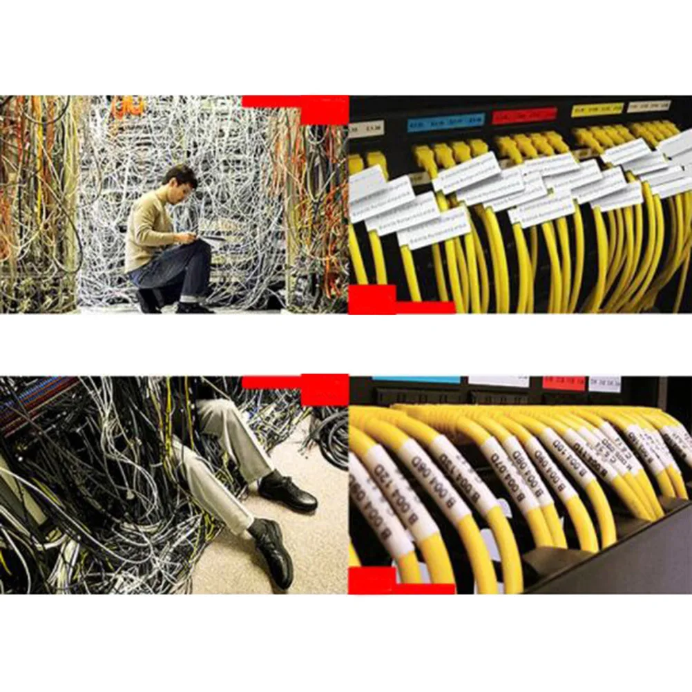 10 pcs A4 Network Cable Labels Stickers Multi-Color P Shape Blank Identification Tags For Computer Room Internet Cafe Wiring
10 pcs A4 Network Cable Labels Stickers Multi-Color P Shape Blank Identification Tags For Computer Room Internet Cafe Wiring