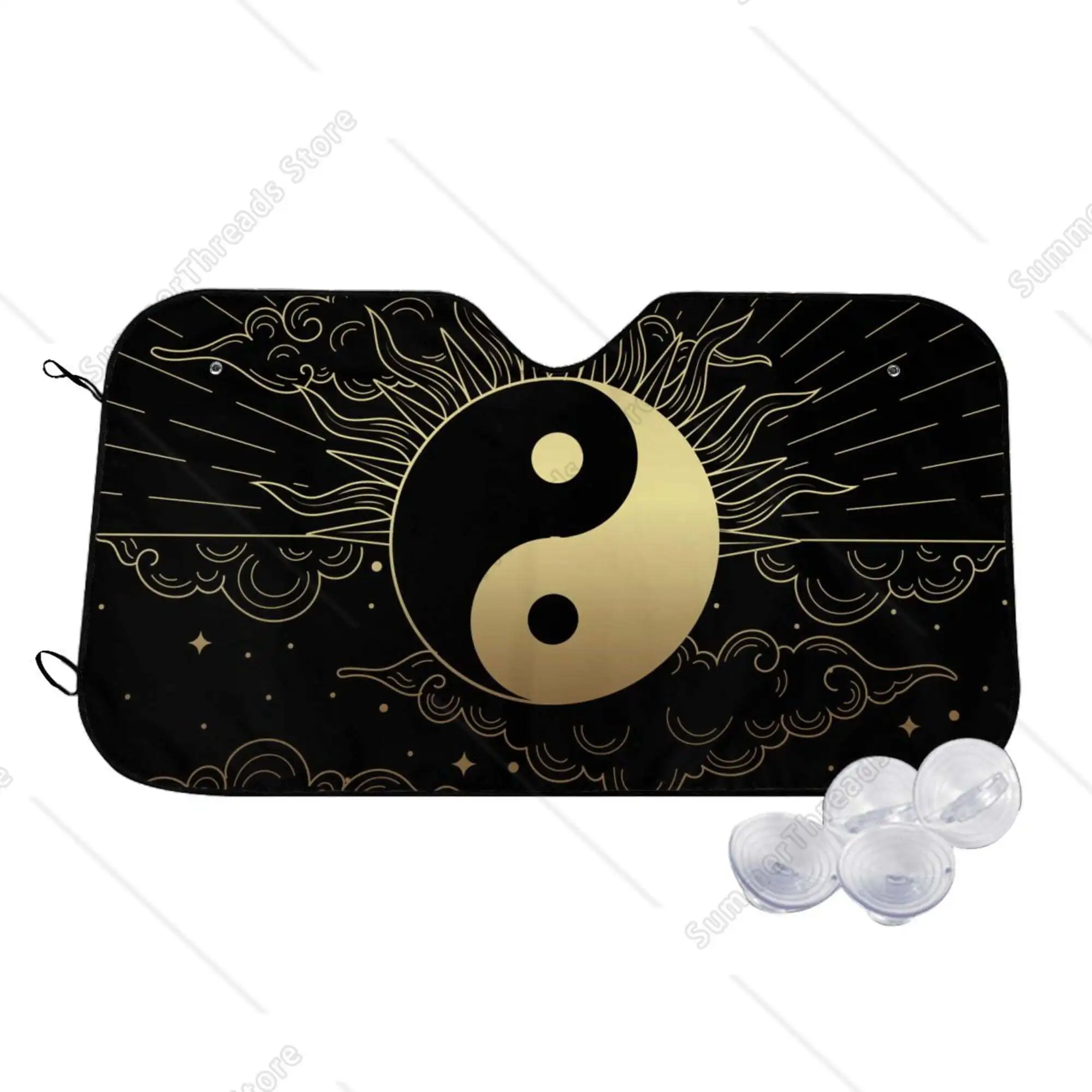 Sunsha для лобового стекла автомобиля, оккультные символы Инь и Ян, узор солнца автомобиля
Sunsha для лобового стекла автомобиля, оккультные символы Инь и Ян, узор солнца автомобиля