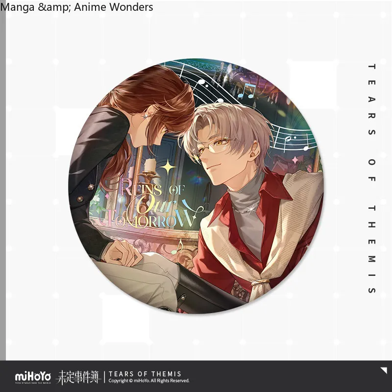 Game Official MiHoYo Game Tears of Themis Vilhelm Richard Albert De Haspran 15cm Big Badge Collection Anime Cosplay Xmas Gifts
Game Official MiHoYo Game Tears of Themis Vilhelm Richard Albert De Haspran 15cm Big Badge Collection Anime Cosplay Xmas Gifts