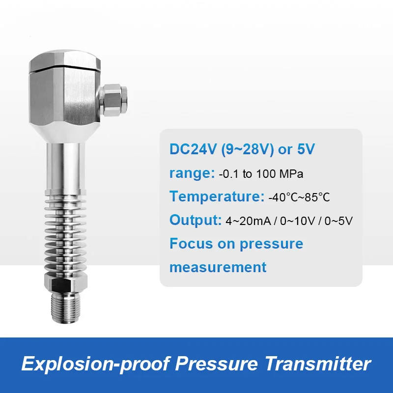 Stainless Steel Explosion-proof Diffusion Silicon Pressure Transmitter -0.1~100Mpa Range IP65 Protection Pressure
Stainless Steel Explosion-proof Diffusion Silicon Pressure Transmitter -0.1~100Mpa Range IP65 Protection Pressure