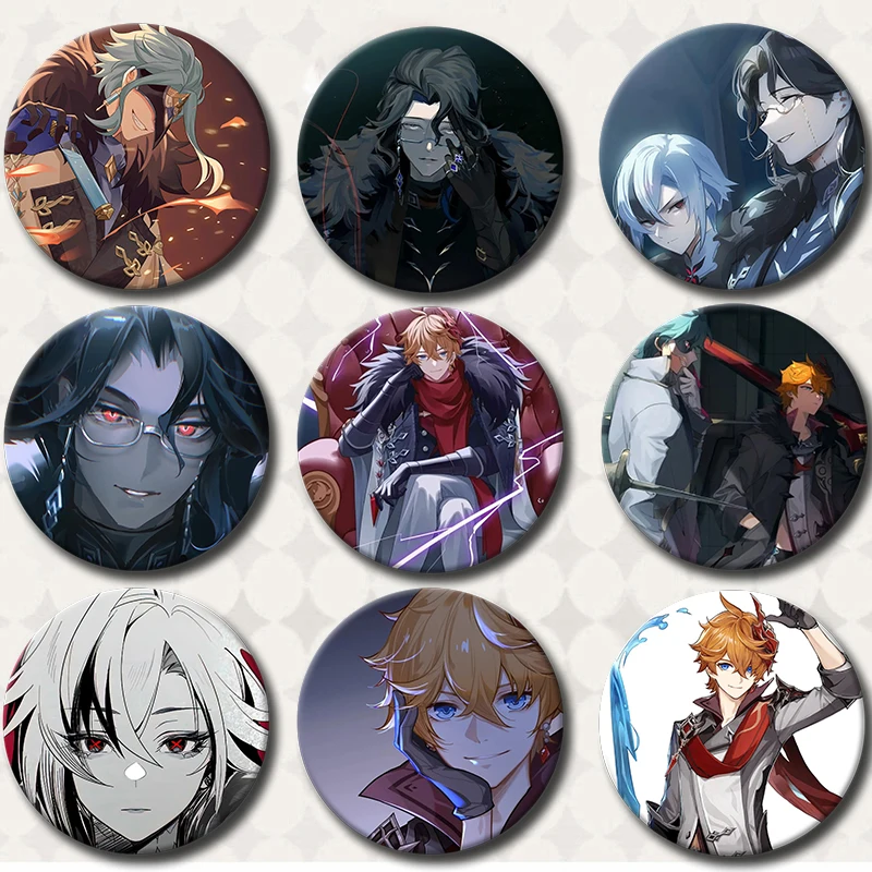 58mm Genshin Impact Fatui Dottore Doctor Regrator Pantalone Cosplay Badge Pin Game Anime SPTE Tinplate Brooch Accessories Prop
58mm Genshin Impact Fatui Dottore Doctor Regrator Pantalone Cosplay Badge Pin Game Anime SPTE Tinplate Brooch Accessories Prop