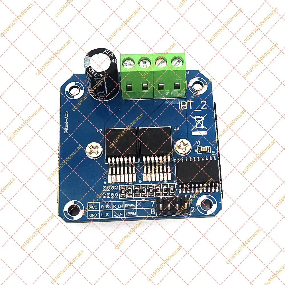 IBT-2 43A BTS7960 High Power Intelligent H-bridge Vehicle Motor Drive Module
IBT-2 43A BTS7960 High Power Intelligent H-bridge Vehicle Motor Drive Module