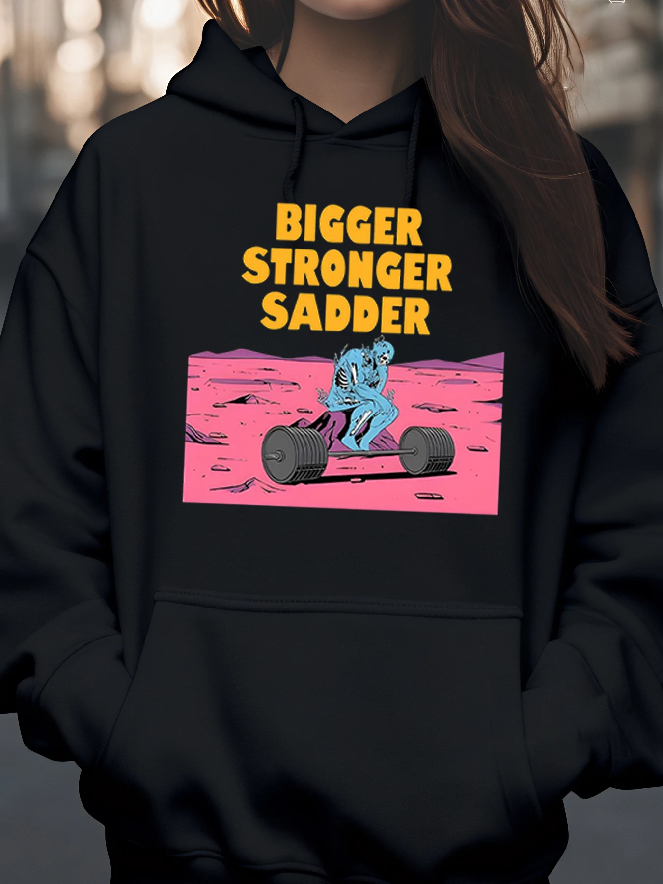 Толстовка с рисунком Big Stronger Sadder, костюм на Хэллоуин, праздничная одежда для мужчин и женщин
Толстовка с рисунком Big Stronger Sadder, костюм на Хэллоуин, праздничная одежда для мужчин и женщин