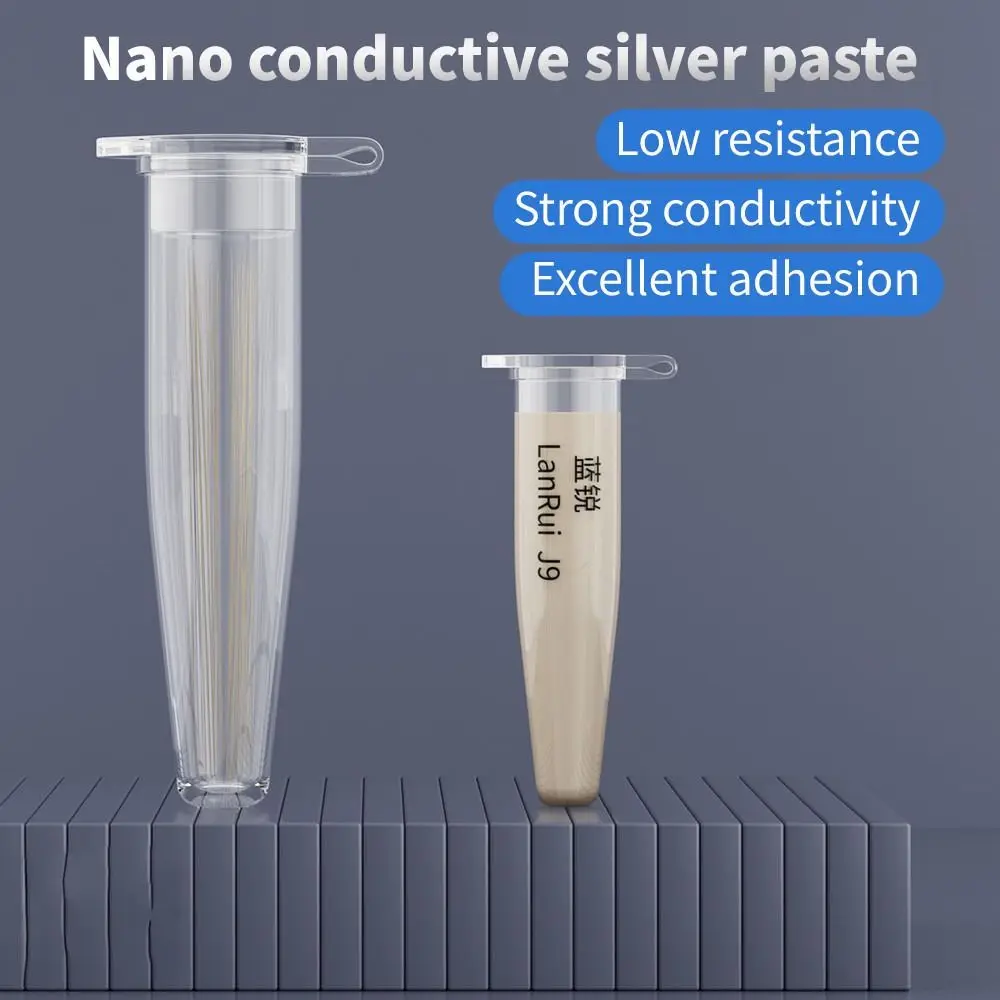 Nano Conductive Silver Paste Low Resistance Circuit Silver Paste Flexible Screen Repair Circuit Silver Paste for Phone Repair
Nano Conductive Silver Paste Low Resistance Circuit Silver Paste Flexible Screen Repair Circuit Silver Paste for Phone Repair