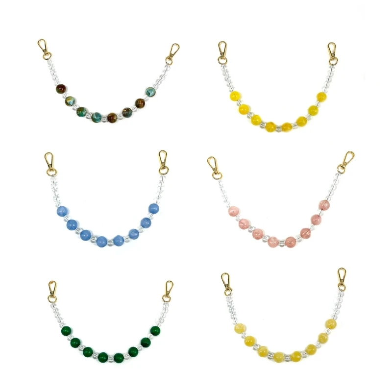 1 Pc 36cm Colorful Acrylic Purse Chain Strap Round Bead Handbag Chain Handle Short Bag Chain Replacement Charms Decoration
1 Pc 36cm Colorful Acrylic Purse Chain Strap Round Bead Handbag Chain Handle Short Bag Chain Replacement Charms Decoration