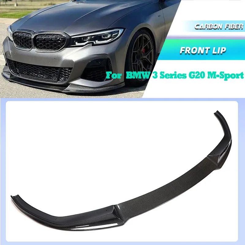 Carbon Fiber Car Front Bumper Lip Spoiler for BMW 3 Series G20 M-Sport 2020-2022 Racing Front Lip Chin Apron Guard Body Kit
Carbon Fiber Car Front Bumper Lip Spoiler for BMW 3 Series G20 M-Sport 2020-2022 Racing Front Lip Chin Apron Guard Body Kit