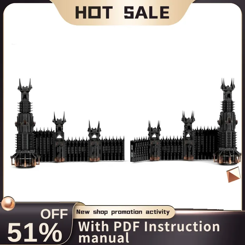 New 10510Pcs Famous The Rings Movie Series Moc10333 Black Gate Model Custom Puzzle Diy Creative Ideas Kid Toy Birthday Gifts
New 10510Pcs Famous The Rings Movie Series Moc10333 Black Gate Model Custom Puzzle Diy Creative Ideas Kid Toy Birthday Gifts