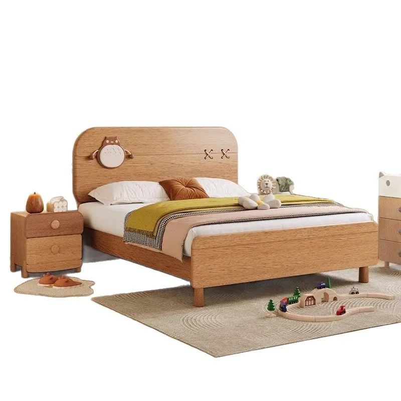 Boys and girls teenagers simple chinchilla red oak children's room 1.2 meters single bed rack
Boys and girls teenagers simple chinchilla red oak children's room 1.2 meters single bed rack