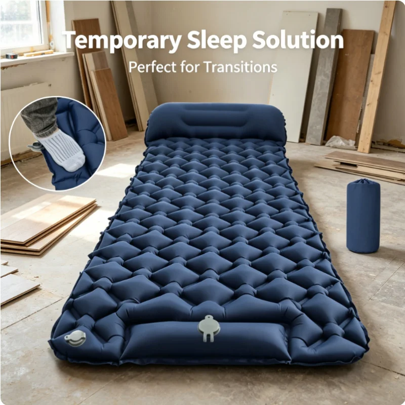 Ultralight Inflatable Camping Sleeping Pad Built-in Air Pump Air Mattress With Pillow For Outdoor Camping Backpacking Travel Res
Ultralight Inflatable Camping Sleeping Pad Built-in Air Pump Air Mattress With Pillow For Outdoor Camping Backpacking Travel Res