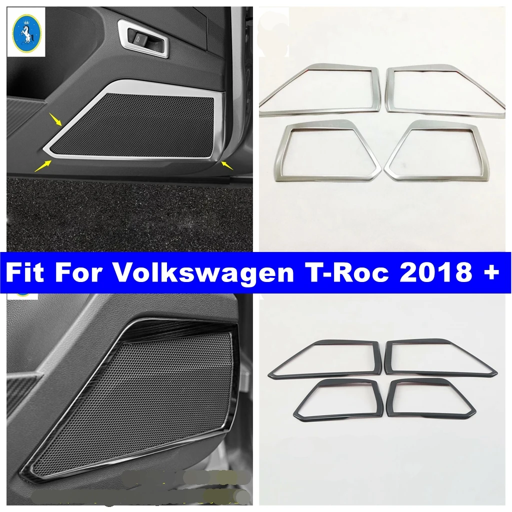 Car Stereo Speaker Door Sticker Cover Trim Fit For Volkswagen T-Roc T Roc 2018 - 2022 Silver / Back Brushed Interior Accessories
Car Stereo Speaker Door Sticker Cover Trim Fit For Volkswagen T-Roc T Roc 2018 - 2022 Silver / Back Brushed Interior Accessories